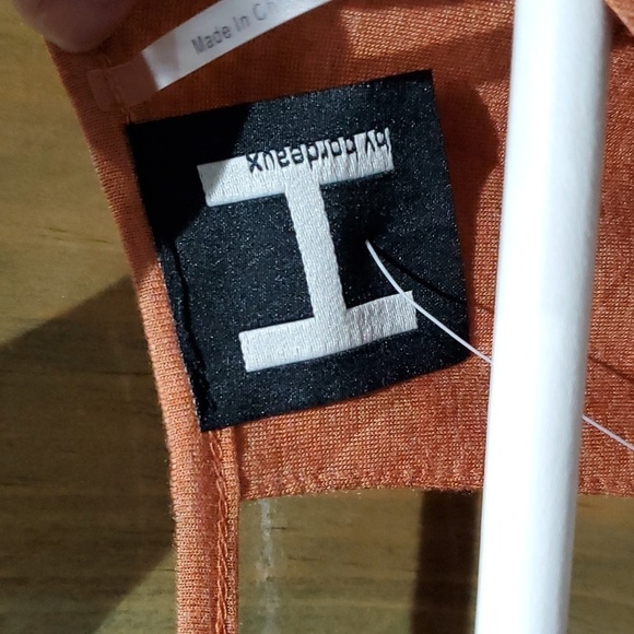 TANK TOP NEW H BY BORDEAUX RUST ORANGE  SIZE MEDIUM NWT BOHO CHIC CITY GIRL - Picture 4 of 7